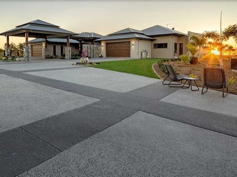 Exposed Aggregate Driveway