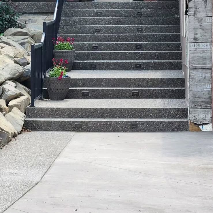 Custom Concrete Staircase Design